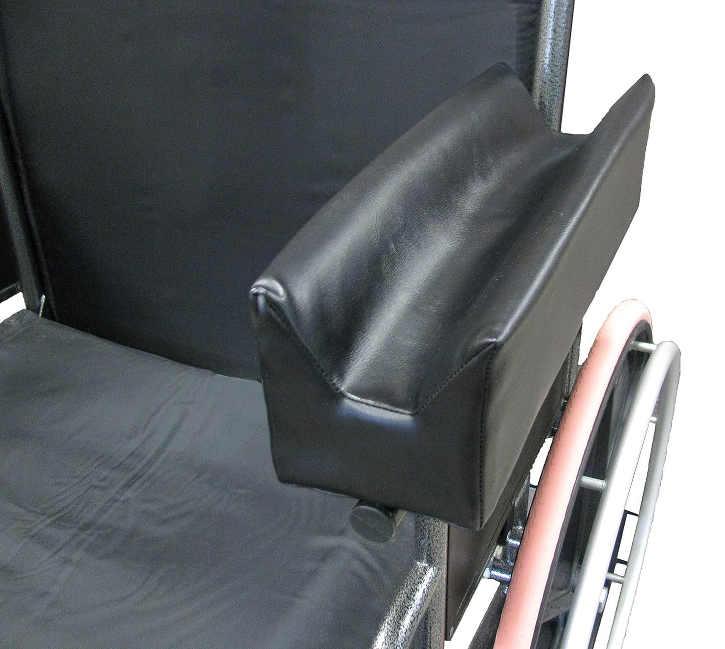 The Aftermarket Group Wheelchair Armpad, Trough, Black Upholstered, 13-1/2 L x 4 W, TAG541100